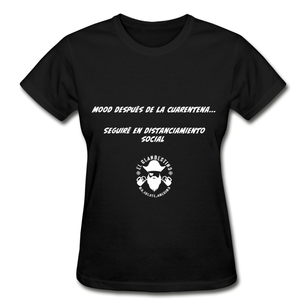 Seguire en distanciamiento social (t-shirt) - black