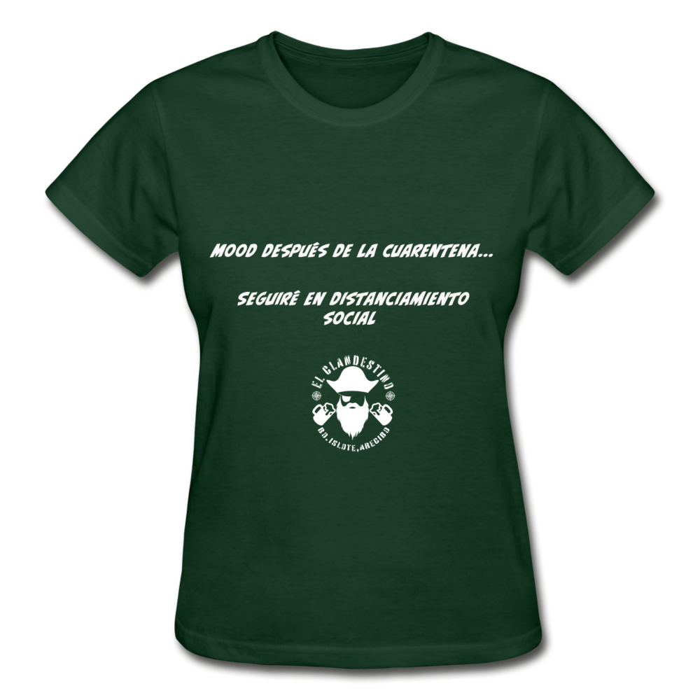 Seguire en distanciamiento social (t-shirt) - forest green